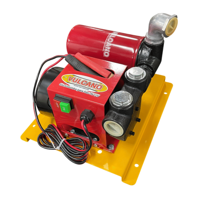 Electrobomba De Combustible Gasoil 2800l/h Con Filtro 12v - Image 1