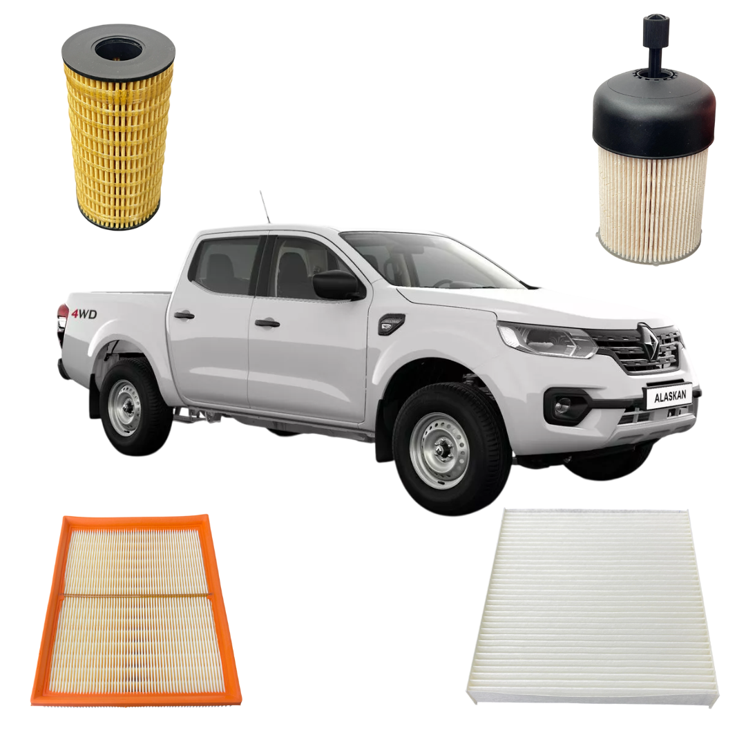 mercado libre 2 (1) Kit De 4 Filtros Motorline Renault Alaskan 2.3 2018 - Image 1