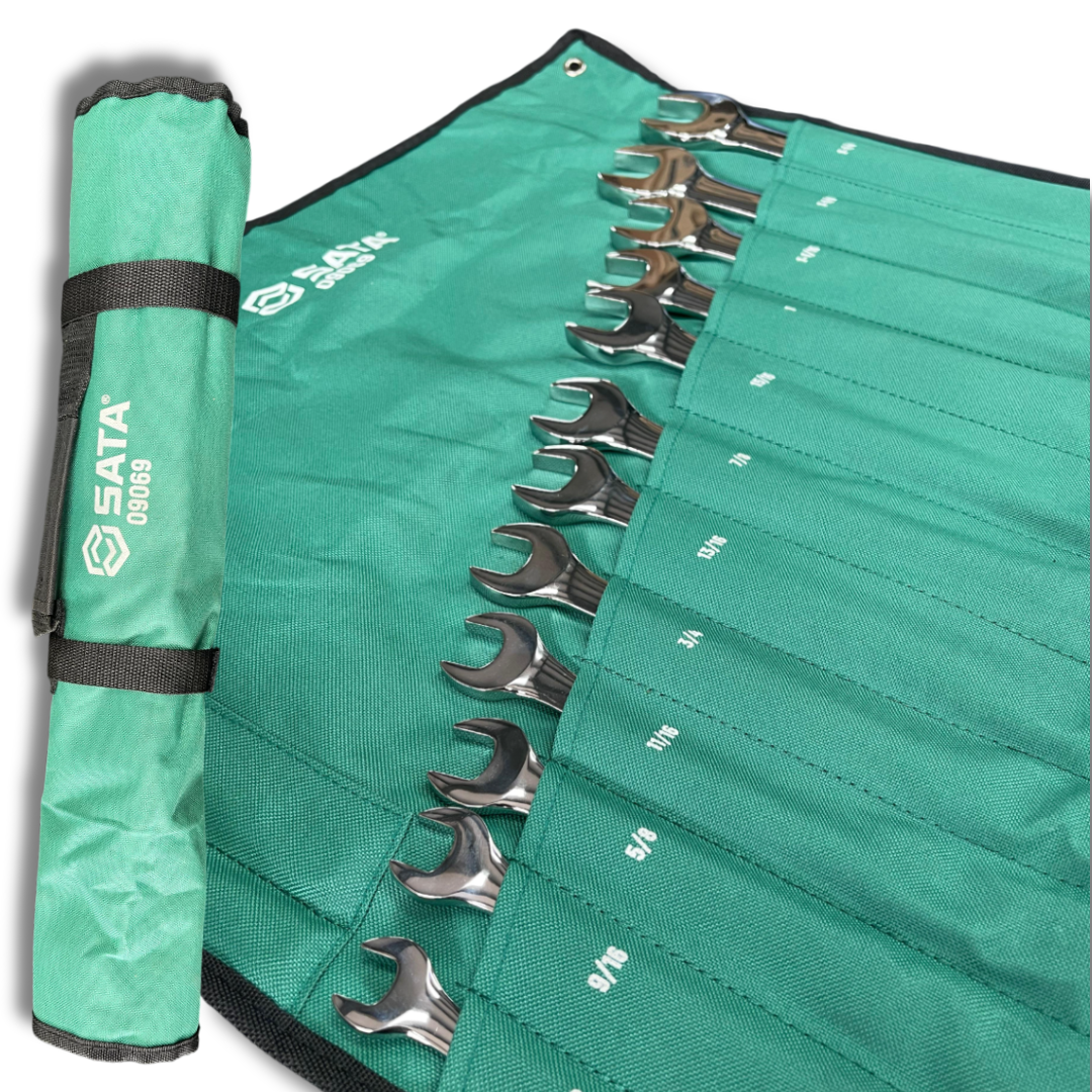 167 Juego Llaves De 3/8 A 1.1/4 Pulgadas 14 Piezas Sata - Image 1