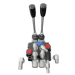 Comando Hidráulico 2 Palancas 80l + Adaptadores 3/4